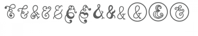 the ampersand story Font LOWERCASE