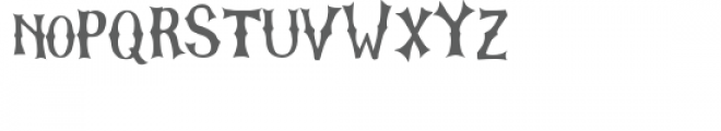 the graveyard Font LOWERCASE