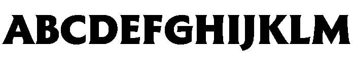 The Henston Black Font UPPERCASE