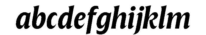 The Henston Bold Italic FONT