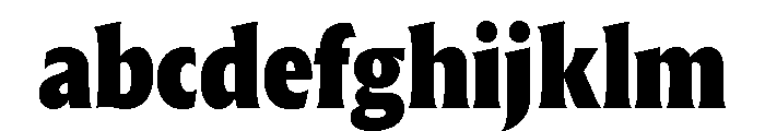 The Henston Condensed Black FONT