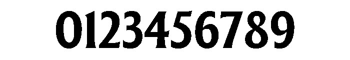 The Henston Condensed Bold Font OTHER CHARS