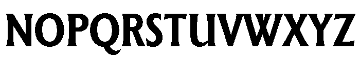 The Henston Condensed Bold Font UPPERCASE
