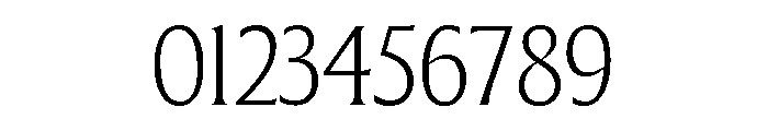 The Henston Condensed Extra Light Font OTHER CHARS