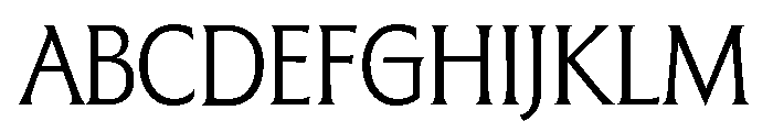 The Henston Condensed Light Font UPPERCASE