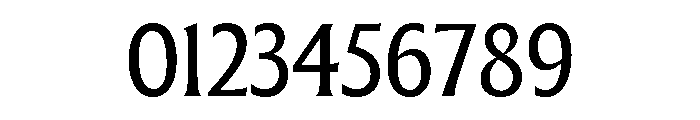 The Henston Condensed Regular Font OTHER CHARS