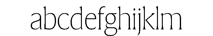 The Henston Condensed Thin FONT