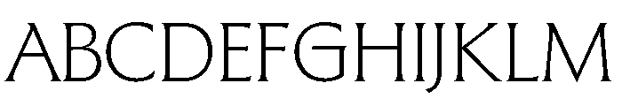 The Henston Extra Light Font UPPERCASE