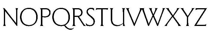 The Henston Extra Light Font UPPERCASE