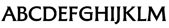 The Henston Medium Font UPPERCASE