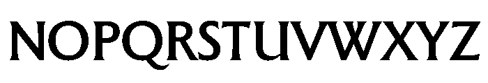 The Henston Medium Font UPPERCASE