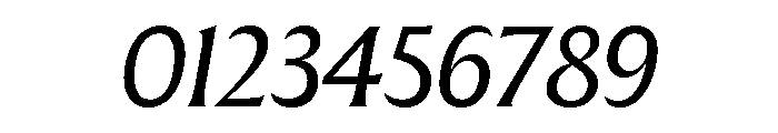 The Henston Regular Italic Font OTHER CHARS