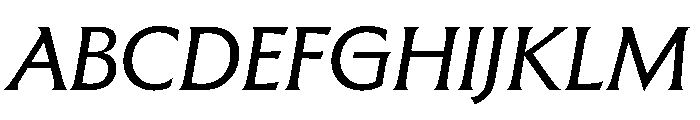 The Henston Regular Italic Font UPPERCASE