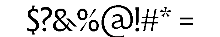 The Henston Regular Font OTHER CHARS