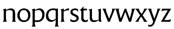 The Henston Regular Font LOWERCASE