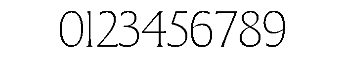 The Henston Thin Font OTHER CHARS