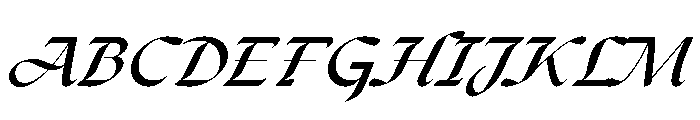 The Seasons Extra Bold Italic Font UPPERCASE