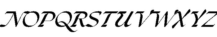 The Seasons Extra Bold Italic Font UPPERCASE