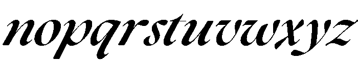 The Seasons Extra Bold Italic Font LOWERCASE