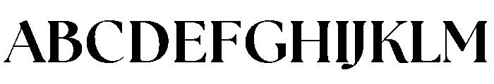 The Seasons Extra Bold Font UPPERCASE