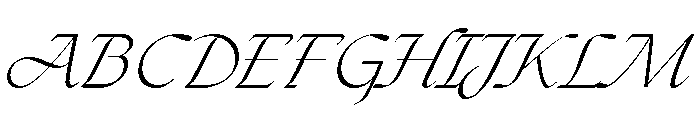 The Seasons Light Italic Font UPPERCASE