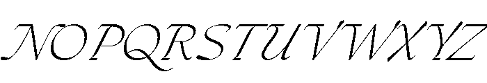 The Seasons Light Italic Font UPPERCASE