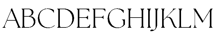 The Seasons Light Font UPPERCASE