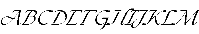 The Seasons Regular Italic Font UPPERCASE