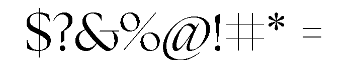 The Seasons Regular Font OTHER CHARS