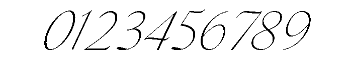 The Seasons Thin Italic Font OTHER CHARS