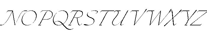 The Seasons Thin Italic Font UPPERCASE