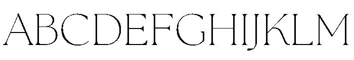 The Seasons Thin Font UPPERCASE