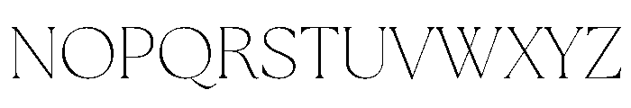 The Seasons Thin Font UPPERCASE