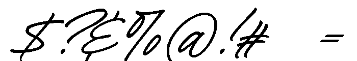 The Youngest Regular Font OTHER CHARS
