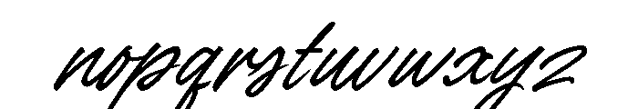 The Youngest Regular Font LOWERCASE