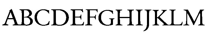 Theatrum Book Font UPPERCASE