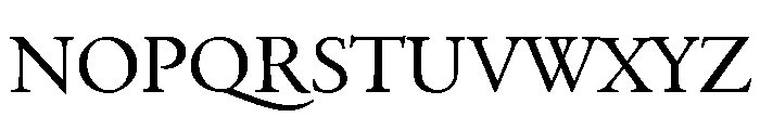 Theatrum Book Font UPPERCASE