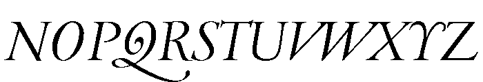 Theatrum Light Italic Font UPPERCASE