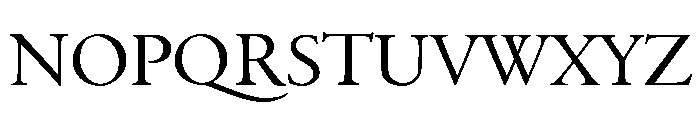 Theatrum Roman Font UPPERCASE