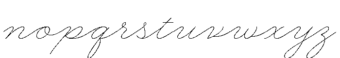Theodosia Condensed Font LOWERCASE