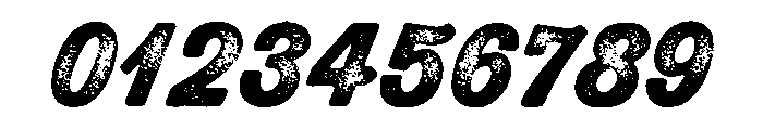 Thirsty Rough Black Three Font OTHER CHARS