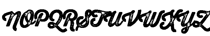 Thirsty Rough Black Two Font UPPERCASE