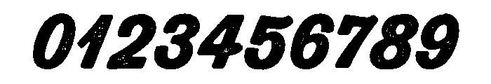 Thirsty Rough Black Font OTHER CHARS