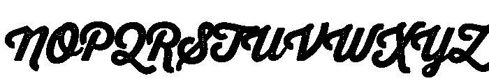 Thirsty Rough Black Font UPPERCASE