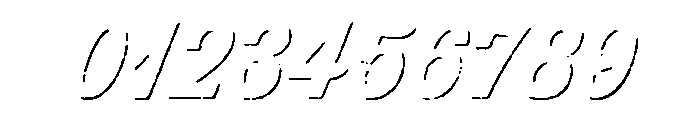 Thirsty Rough Bold Shadow Font OTHER CHARS