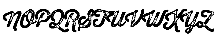 Thirsty Rough Bold Three Font UPPERCASE
