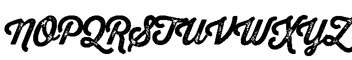 Thirsty Rough Bold Two Font UPPERCASE