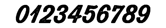 Thirsty Rough Bold Font OTHER CHARS