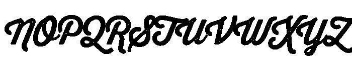 Thirsty Rough Bold Font UPPERCASE