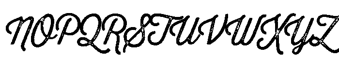 Thirsty Rough Light Two Font UPPERCASE